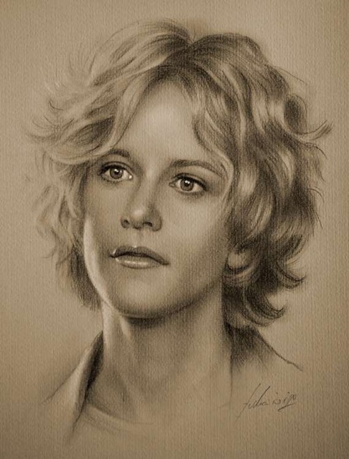 Photo realistic pencil sketches of celebrities Amusing